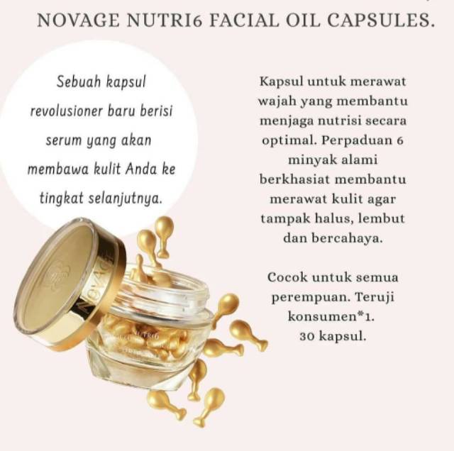 Novage Nutri6 Face Oil Capsule