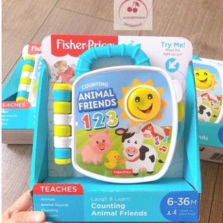Sách nhạc couting animal Fisher Price chính hãng