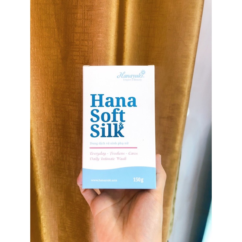 Dung Dịch Vệ Sinh Phụ Nữ Hana Soft Silk Hanayuki Chính Hãng Date 2023