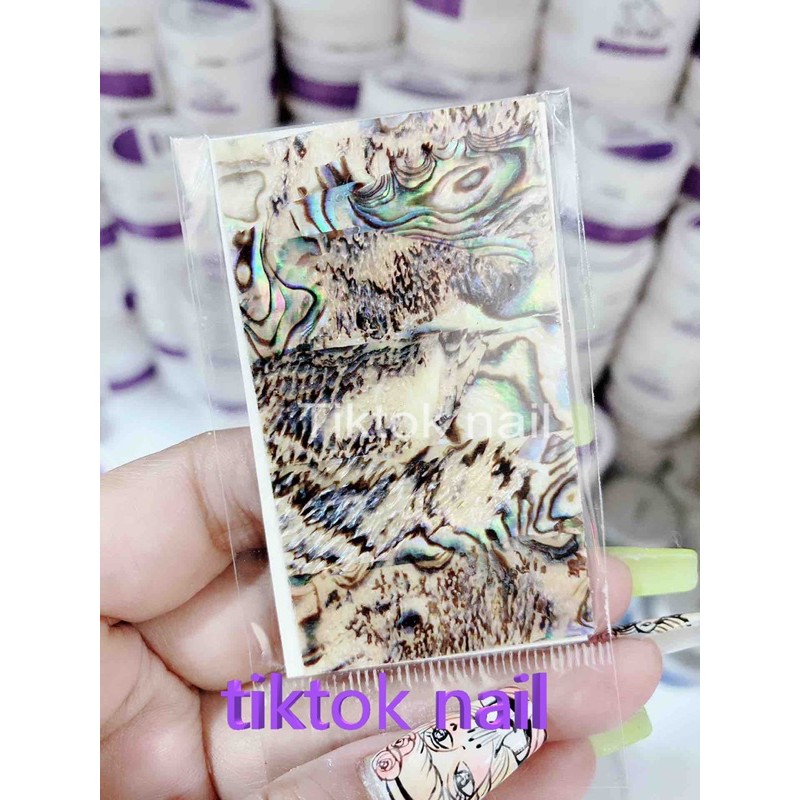 Miếng xa cừ đắp ẩn có keo dán siêu mỏng !