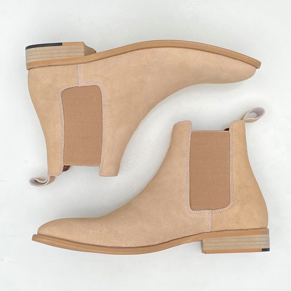 Giày Chelsea Boots thời trang nam SN062 chất liệu da lộn đế cao su chống trượt phong cách thời trang trẻ trung cá tính | BigBuy360 - bigbuy360.vn