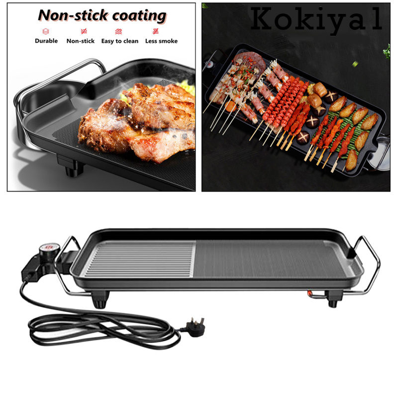 Vỉ Nướng Bbq Điện Không Khói Chống Dính 1350w