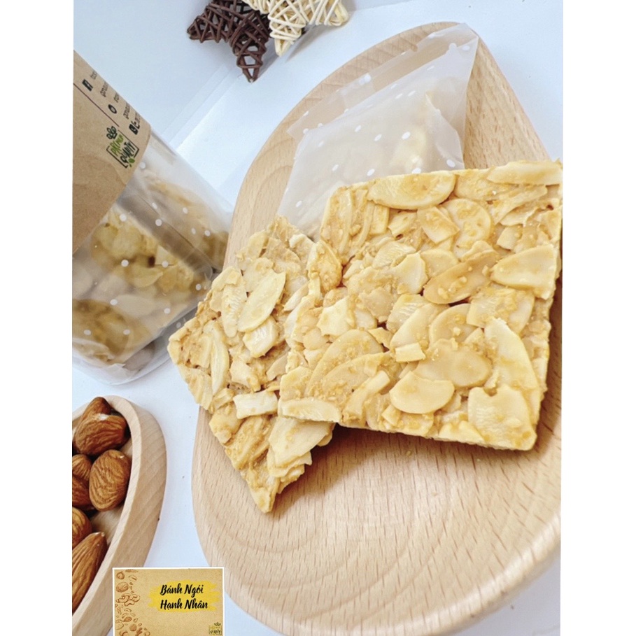 Bánh ngói hạnh nhân không đường ăn kiêng giảm cân tự nhiên đồ ăn vặt healthy 400gram