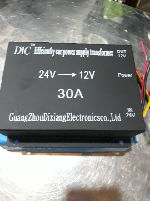 Đổi nguồn 24v sang 12v loại to 30A hàng tốt