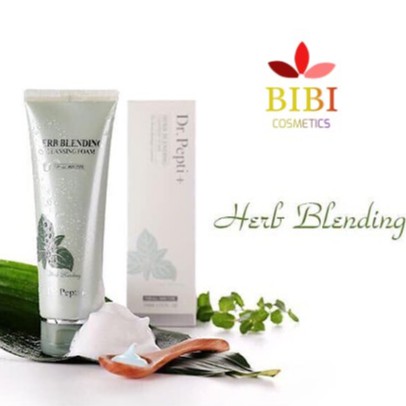 SỮA RỬA MẶT THẢO MỘC - BẠC HÀ, RAU MÁ DR.PEPTIDE+ Herb Blending 110ml