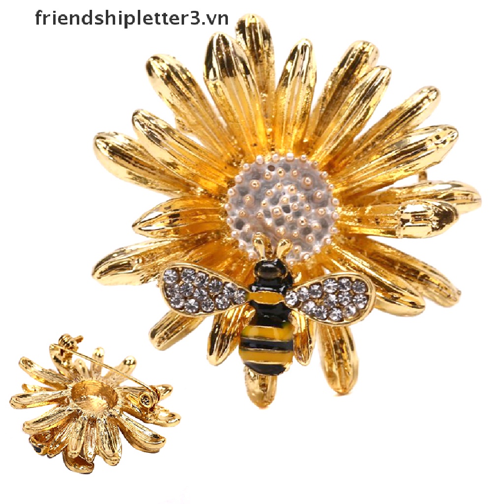 Ghim Cài Áo Hình Hoa Cúc Mật Ong Thời Trang 3Vn