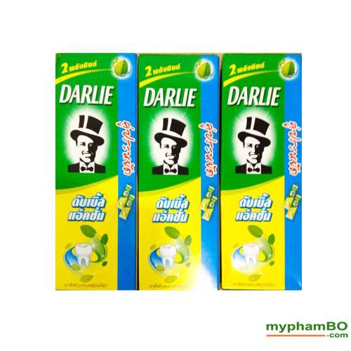 Bộ 2 Tuýp Kem Đánh Răng Bạc Hà Ông Tây Darlie 2x170g