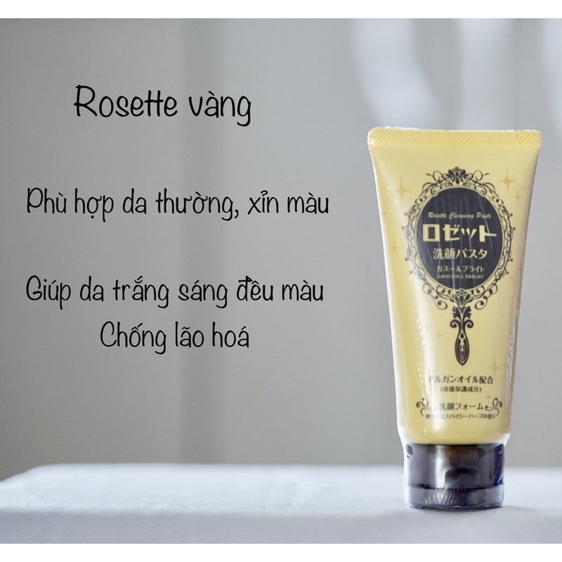 Sữa rửa mặt đất sét Rosette Nhật Bản chuẩn Auth 150ml