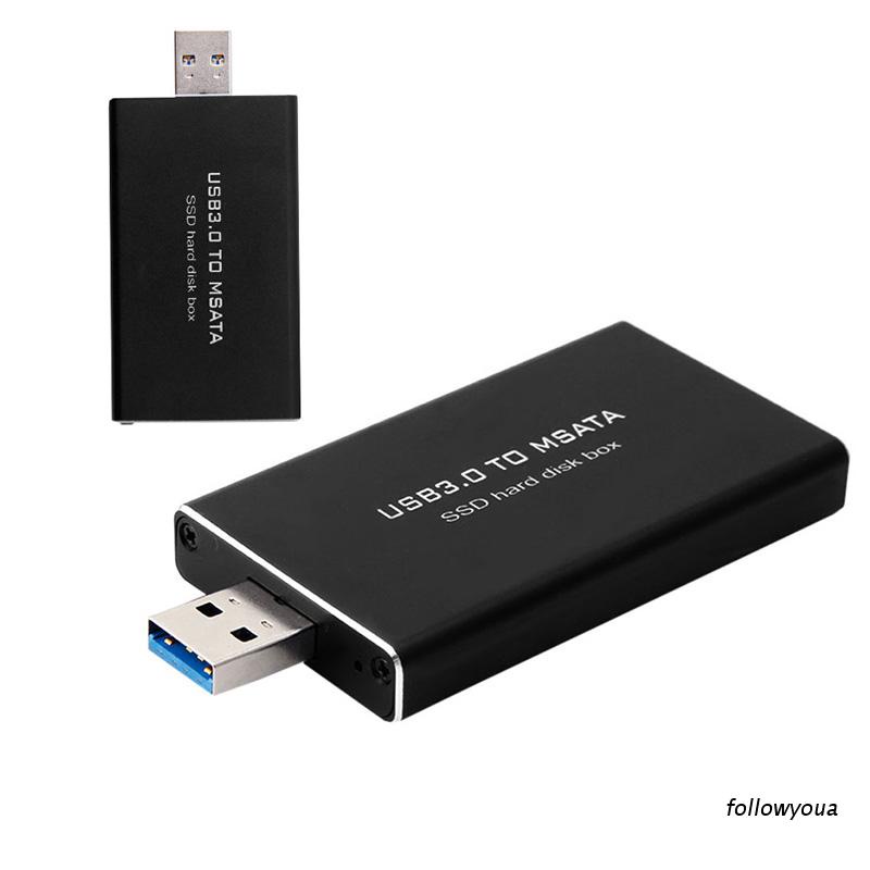 1 hộp đựng ổ cứng chuyển đổi USB 3.0 sang MSATA SSD
