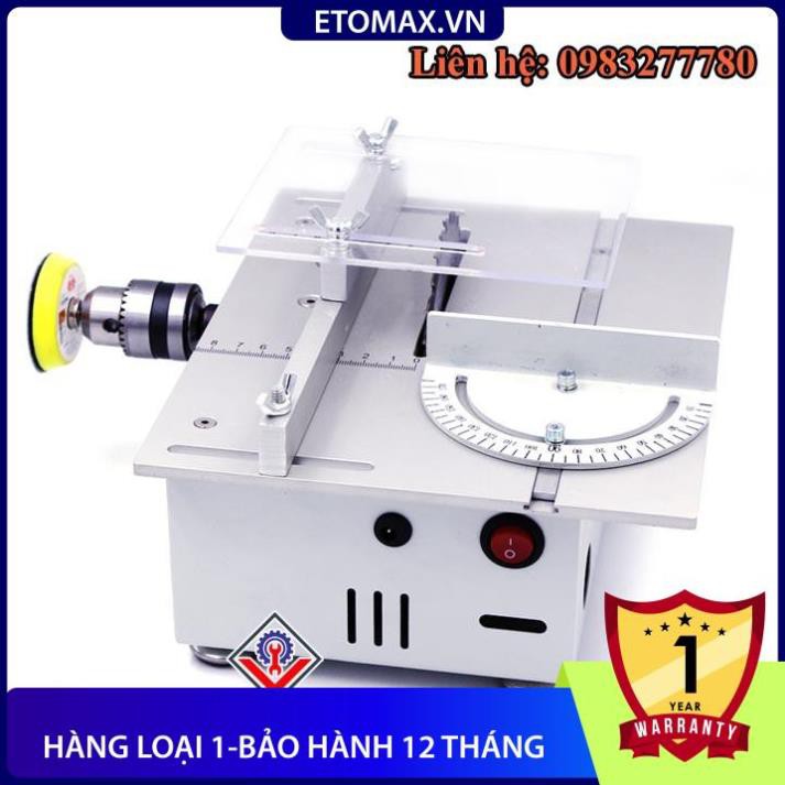 [Hàng loại 1-Bảo hành 12 tháng] Máy cưa bàn mini đa năng V3 ( ETOMAX )