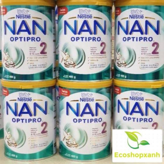 Combo 3 lon Sữa NAN OPTIPRO 2 Mẫu Mới 400g (Date 2021)