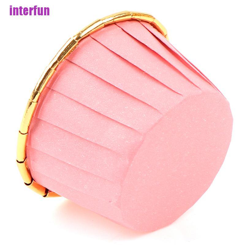 Set 50 cốc giấy đựng bánh cupcake tiện dụng