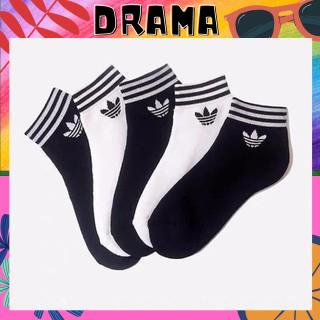 Tất Adidas cổ ngắn 3 Sọc, Tất thể thao ngắn cổ [XUẤT DƯ] Vớ dệt kim thể thao, Đổ sỉ giá tốt nhất thị trường TAT008