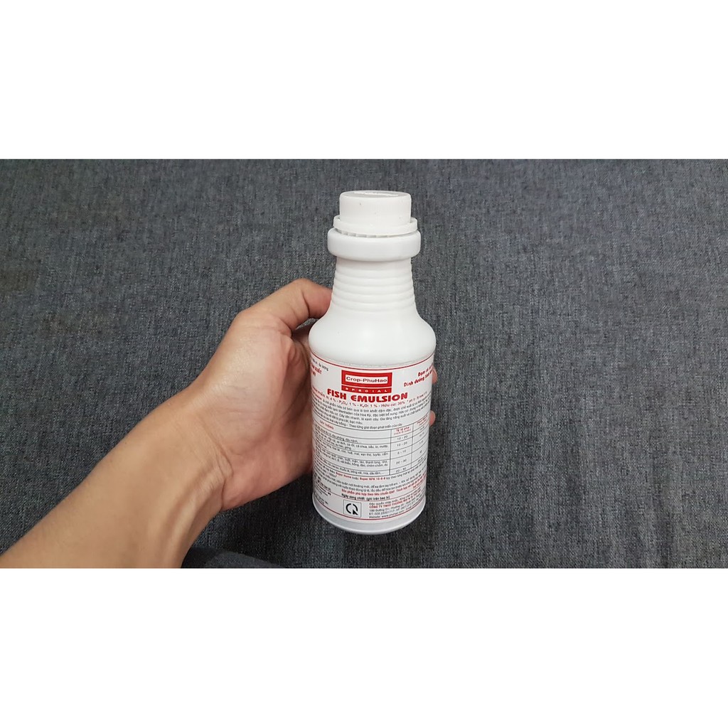 Phân đạm cá hữu cơ Phú Hảo FISH EMULSION nhập khẩu Mỹ.