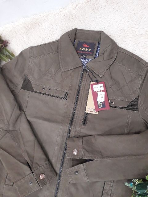 [Mã SKAMA06 giảm 8% tối đa 50K đơn 250K] Áo khoác Kaki Nam Trung Niên giá rẻ | BigBuy360 - bigbuy360.vn