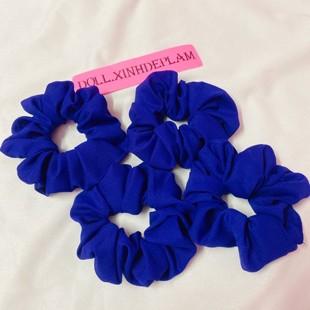 Vintage Scrunchie - cột tóc vải voan size to nhiều màu