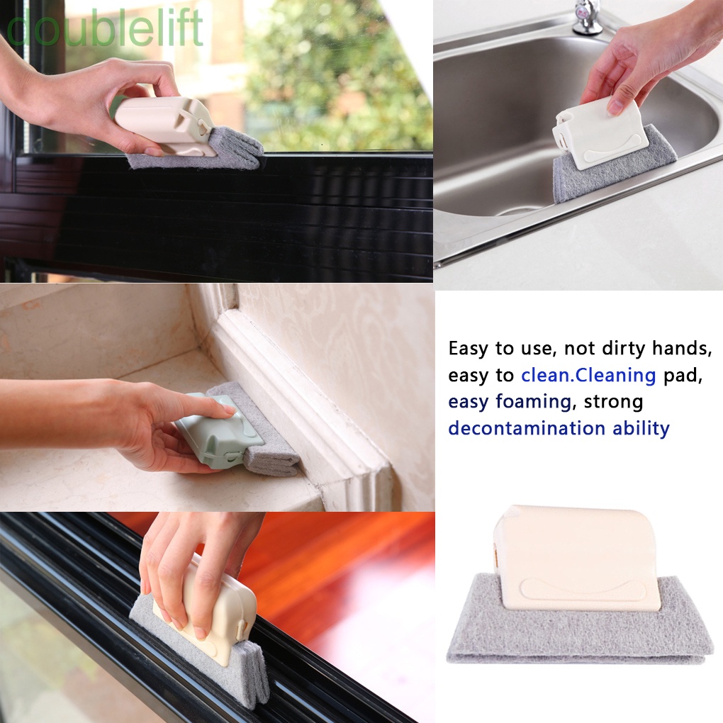 Bàn chải vệ sinh khe cửa sổ với tay cầm ABS tiện dụng