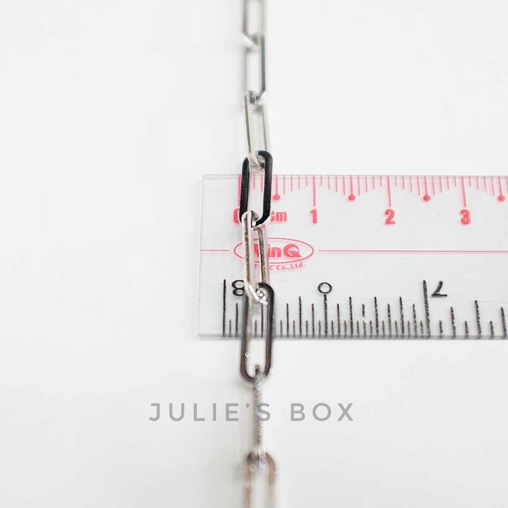 Vòng Tay Titan Xích Vừa Basic Chain Unisex Không Đen Không Hoen Gỉ Không Phai Màu Không Ngứa Bền julies box 66 bracelet