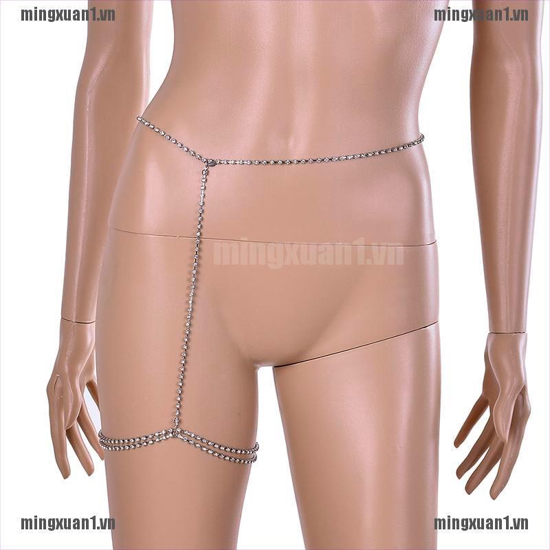 Chuỗi Dây Đeo Hông Và Hông Đính Pha Lê Gợi Cảm Dành Cho Bạn Nữ Mặc Bikini