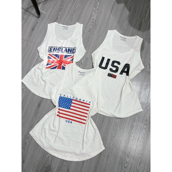 Áo ba lỗ thun giấy cotton