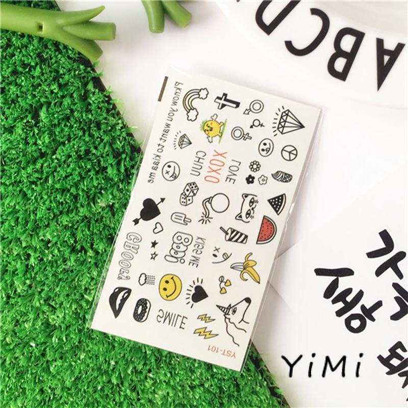 hình xăm dán hoạt hình