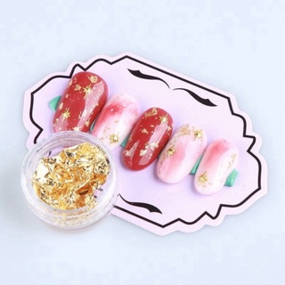 Giấy nhún vàng bạc trang trí móng .