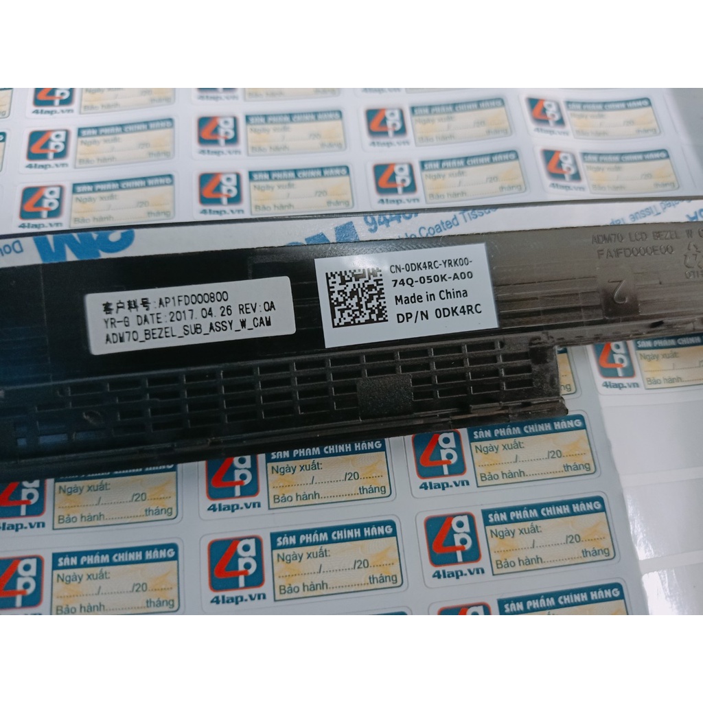 Thay Vỏ B Laptop Dell Latitude 5470 E5470 -  Vỏ viền màn hình Dell 5470 E5470 0DK4RC Zin chính hãng