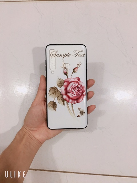 Ốp Hoa hồng sam sung A9 (2018) bóng đẹp