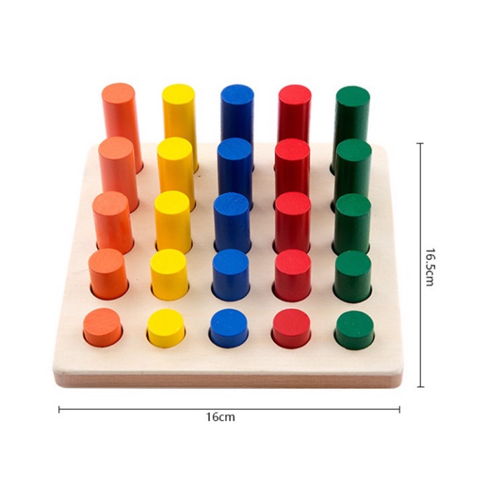 Đồ Chơi Bộ Giáo Cụ Montessori 8 Chi Tiết, Đồ Chơi Gỗ An Toàn Cho Trẻ Từ 3 Đến 6 Tuổi TRITUEVIET