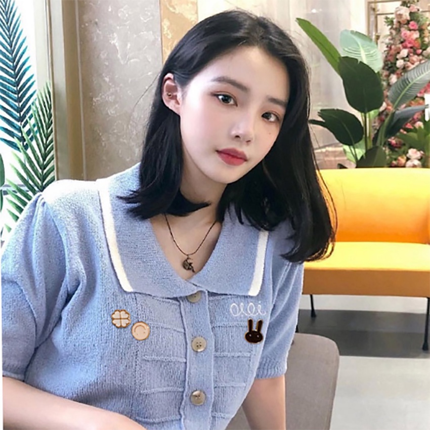 Set 10 ghim cài áo phong cách Hàn Quốc dành cho nam/nữ DTOnline