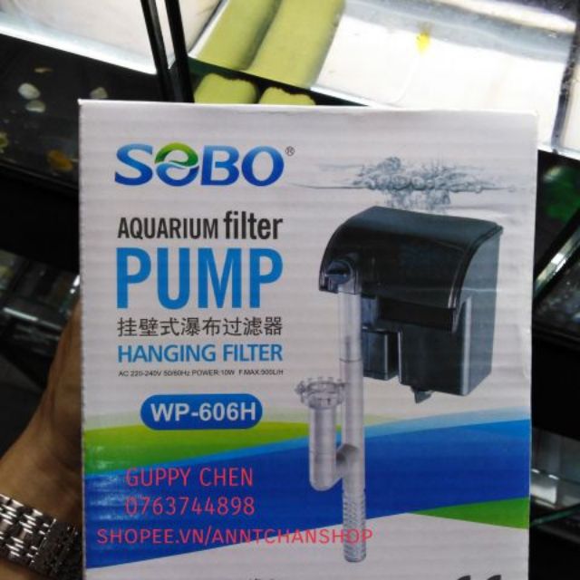 Lọc thác sobo WP-606H cho hồ cá