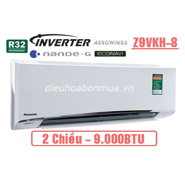 Điều hòa Panasonic 2 chiều inverter 9000Btu Z9VKH-8