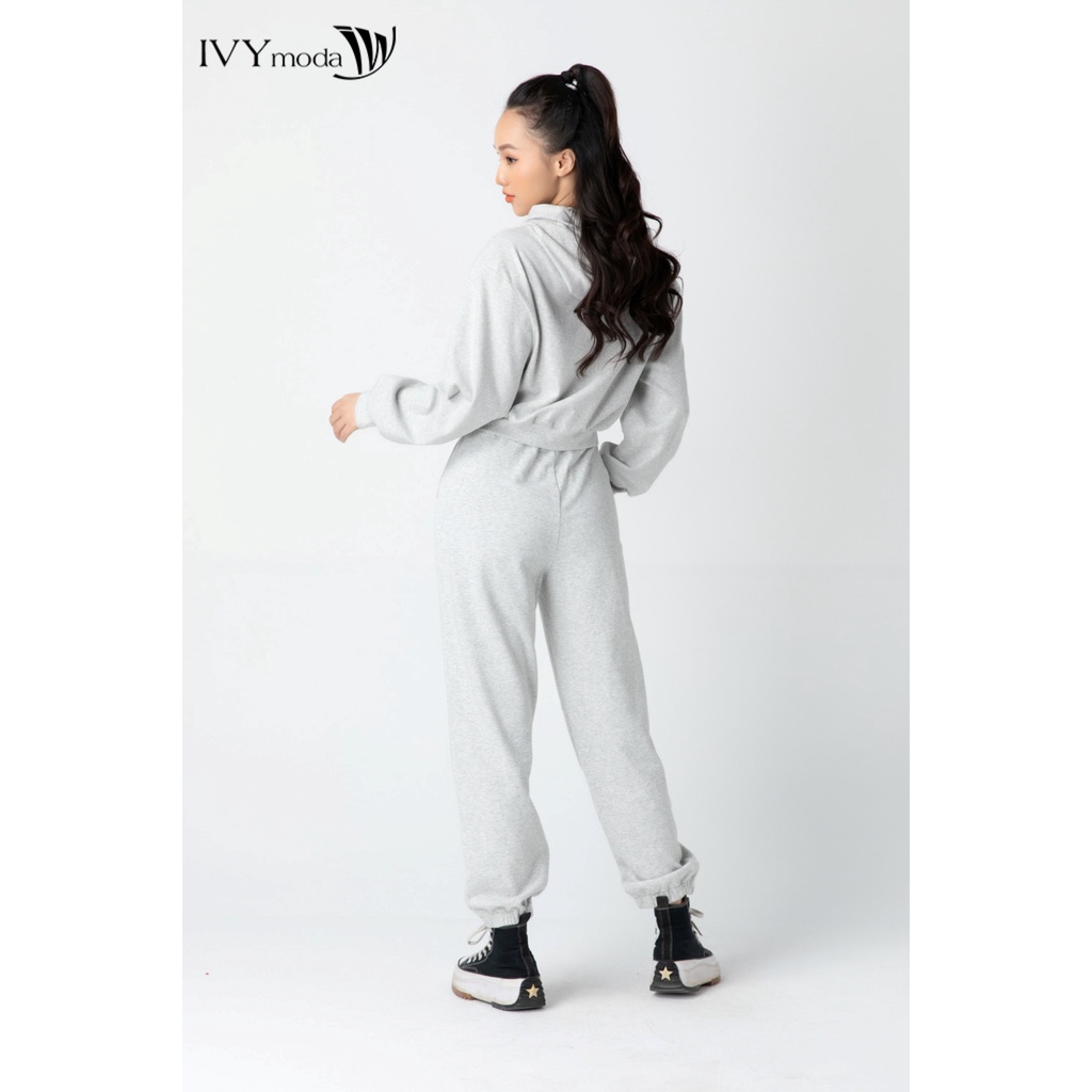 Bộ nỉ nữ in chữ Greatness IVY moda MS 59B8997 | BigBuy360 - bigbuy360.vn