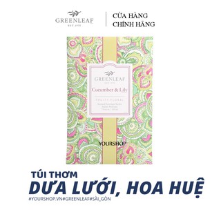 Túi Thơm Hoa Lily, Dưa Lưới & Dâu Đen Greenleaf Cucumber Lily -115ml