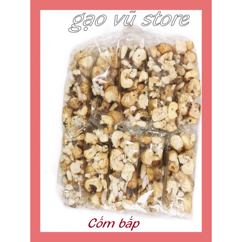 Bánh cốm bắp gạo thủ công quê tôi, hương vị tuổi thơ, quà ăn vặt, đặc sản quê hương thơm ngon, giòn rụm