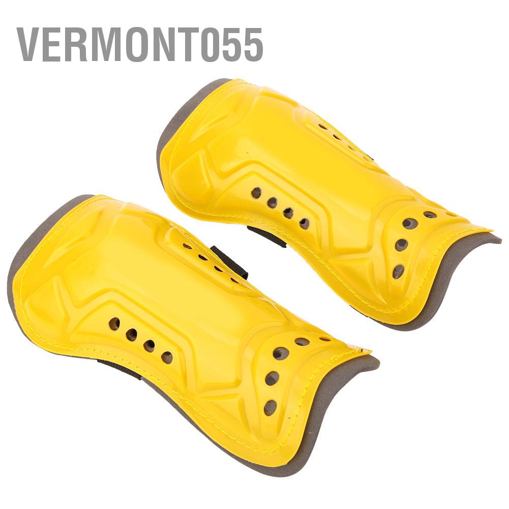 Vermont055 1 Pair Soccer Shin Guards Children Football Training Protection Pads with Buckle Strap