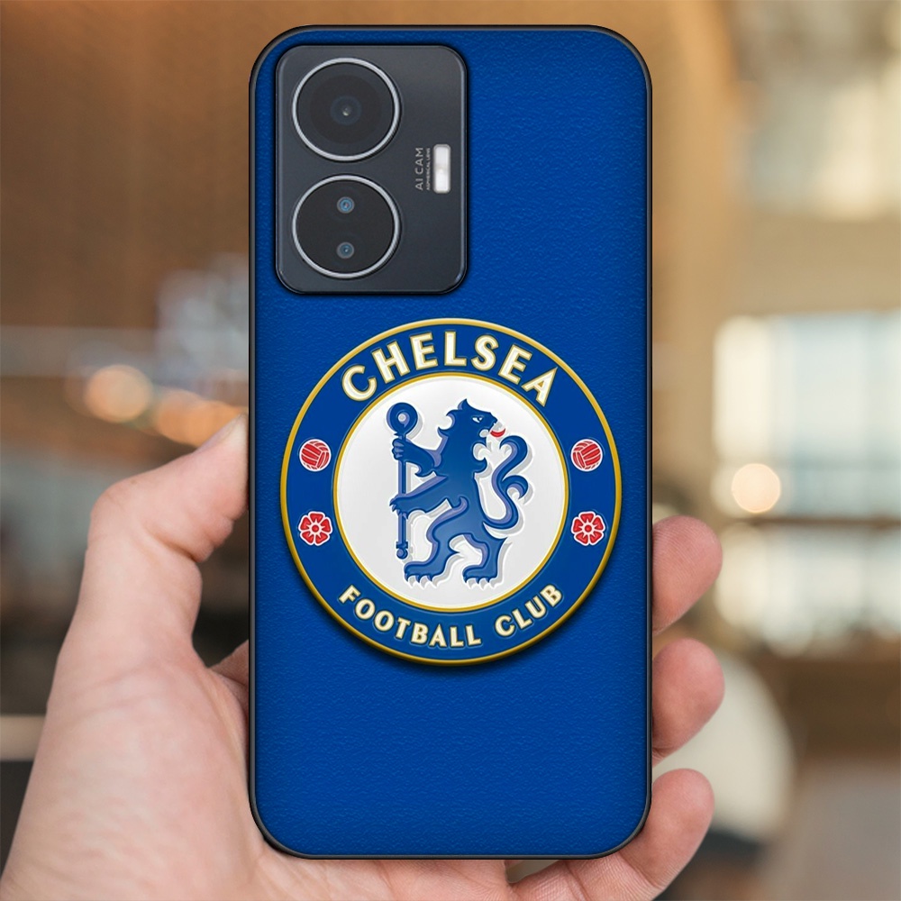 Ốp lưng Vivo Y55 2022 viền đen in hình Chelsea FC