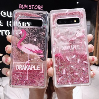 ỐP LƯNG HỒNG HẠC TRONG KIM TUYẾN NƯỚC SAMSUNG & IPHONE