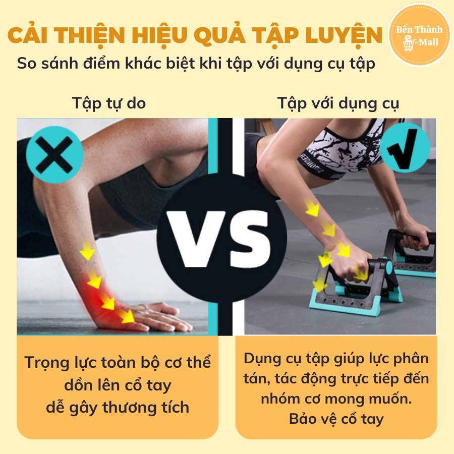 DỤNG CỤ HÍT ĐẤT CHỐNG ĐẨY, TẬP NGỰC VAI BỤNG, DỤNG CỤ TẬP THỂ DỤNG NAM NỮ TẠI NHÀ