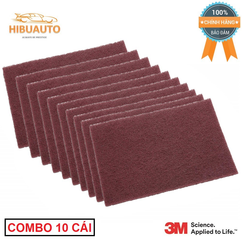 Combo 10 Miếng Nhám Scotch Brite 3M 07447