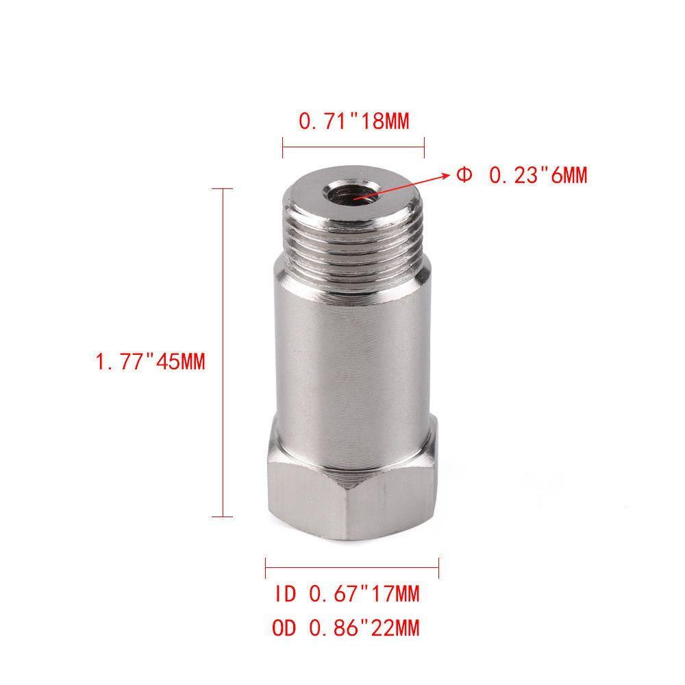 Bộ Chuyển Đổi Cảm Biến Oxy Kat1 O2 45mm Bung Catalytic O2