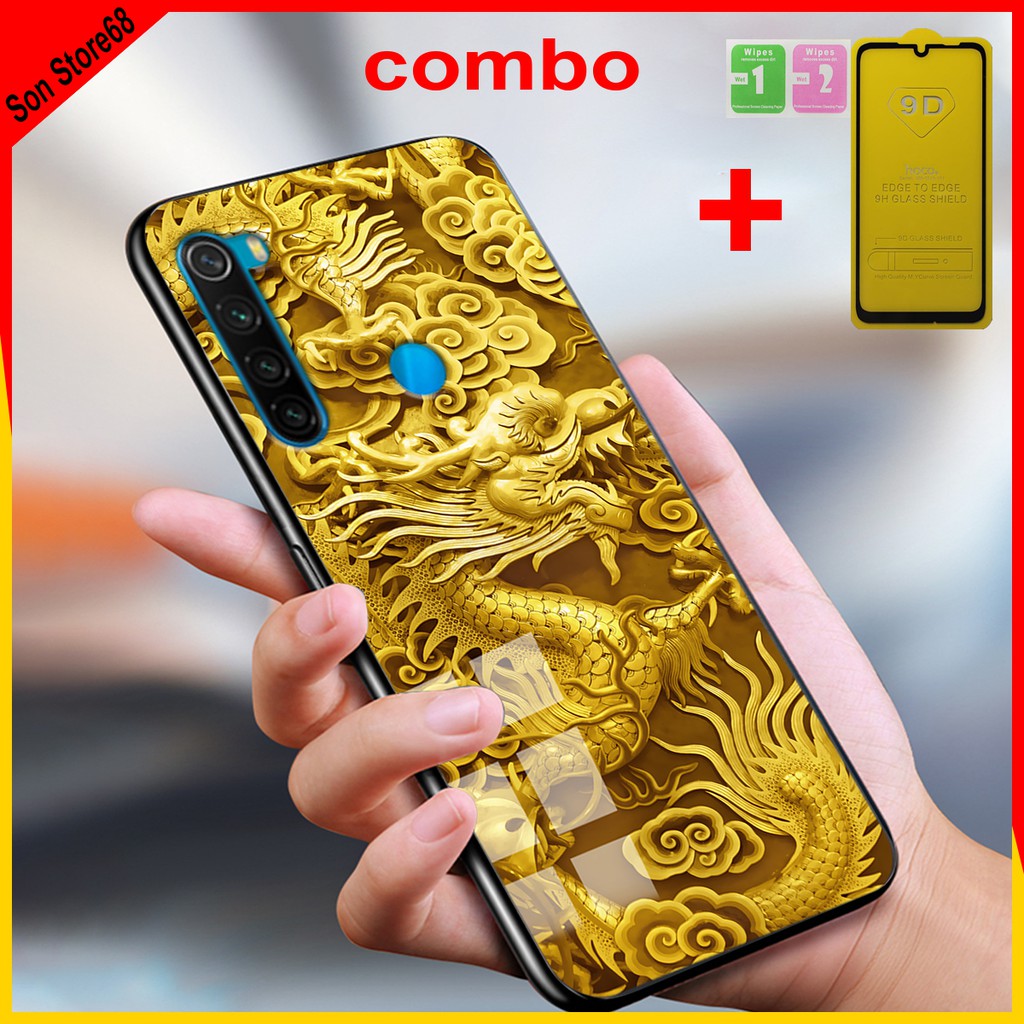 COMBỐP LƯNG XIAOMI REDMI NOTE8, ( TẶNG KÈM 1 KÍNH CƯỜNG LỰC FULL MÀN ), ỐP XIAOMI REDMI NOTE8 Son Store