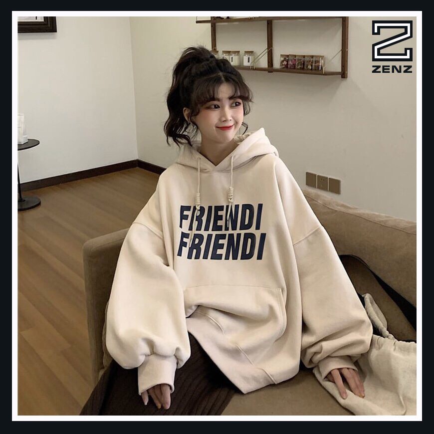Áo Hoodie Nữ áo hoodie form rộng [FREESHIP] Áo hoodie nỉ bông áo hoodie FRIENDI áo hoodie nam nữ 2021