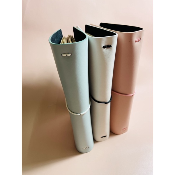 Sổ bìa da thật size 11x20cm. Traveler's notebook