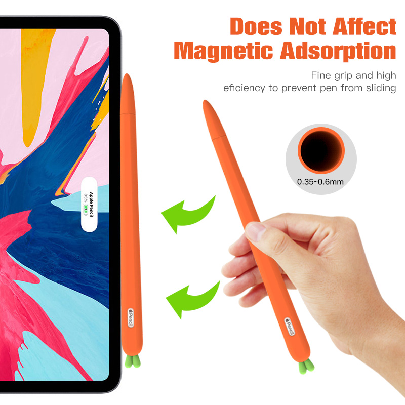 Vỏ silicone FONKEN bảo vệ thích hợp cho bút cảm ứng Apple 1 2
