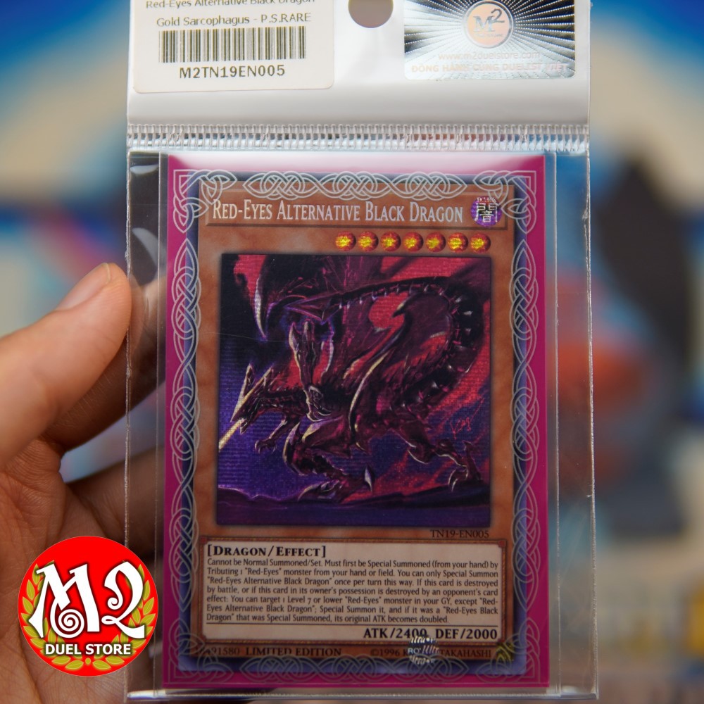 Lá bài Yugioh TN19-EN005-Red-Eyes Alternative Black Dragon - Prismatic Secret - Bảo quản M2SCCQ-LITE