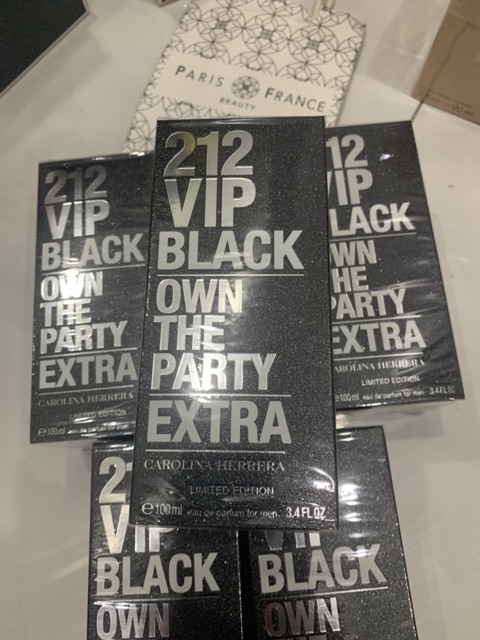 [Mã COSSALE27 giảm 80K đơn 1000K] Nước hoa nam 212 vip black extra limited edition edp 100ml full seal | BigBuy360 - bigbuy360.vn