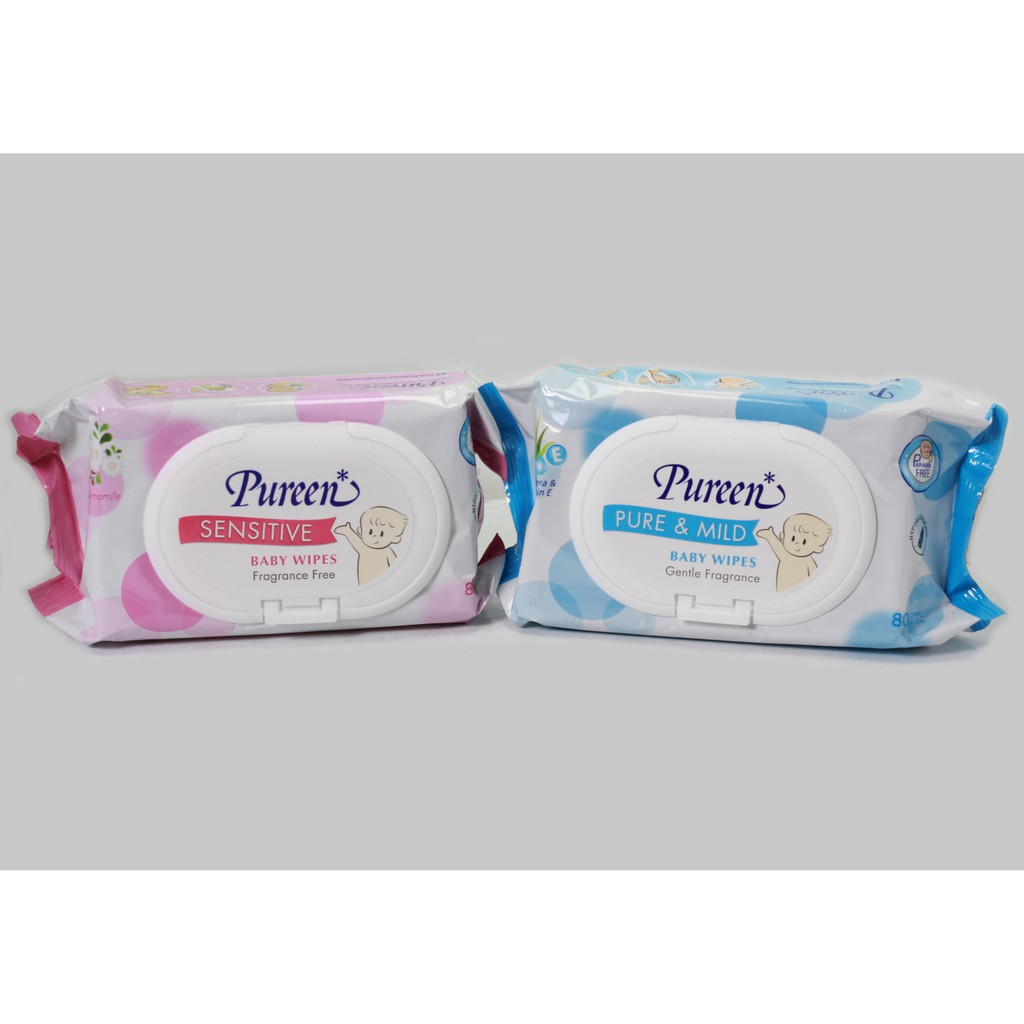 Khăn ướt không mùi Pureen - 80 tờ