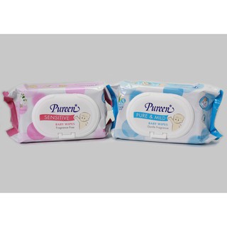 Khăn ướt không mùi Pureen - 80 tờ
