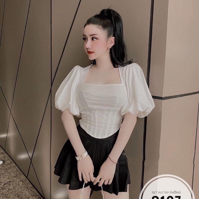 Sét áo kiểu hot + quần váy bigsize 55kg-90kh